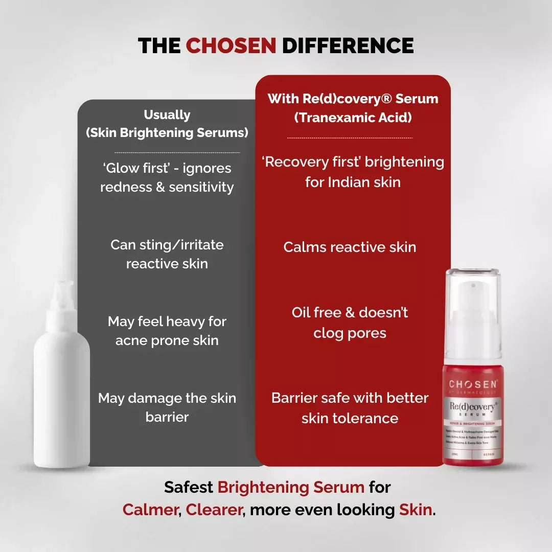 Chosen Re(D)Covery Serum Best Brightening Tranexamic Acid Serum - Distacart