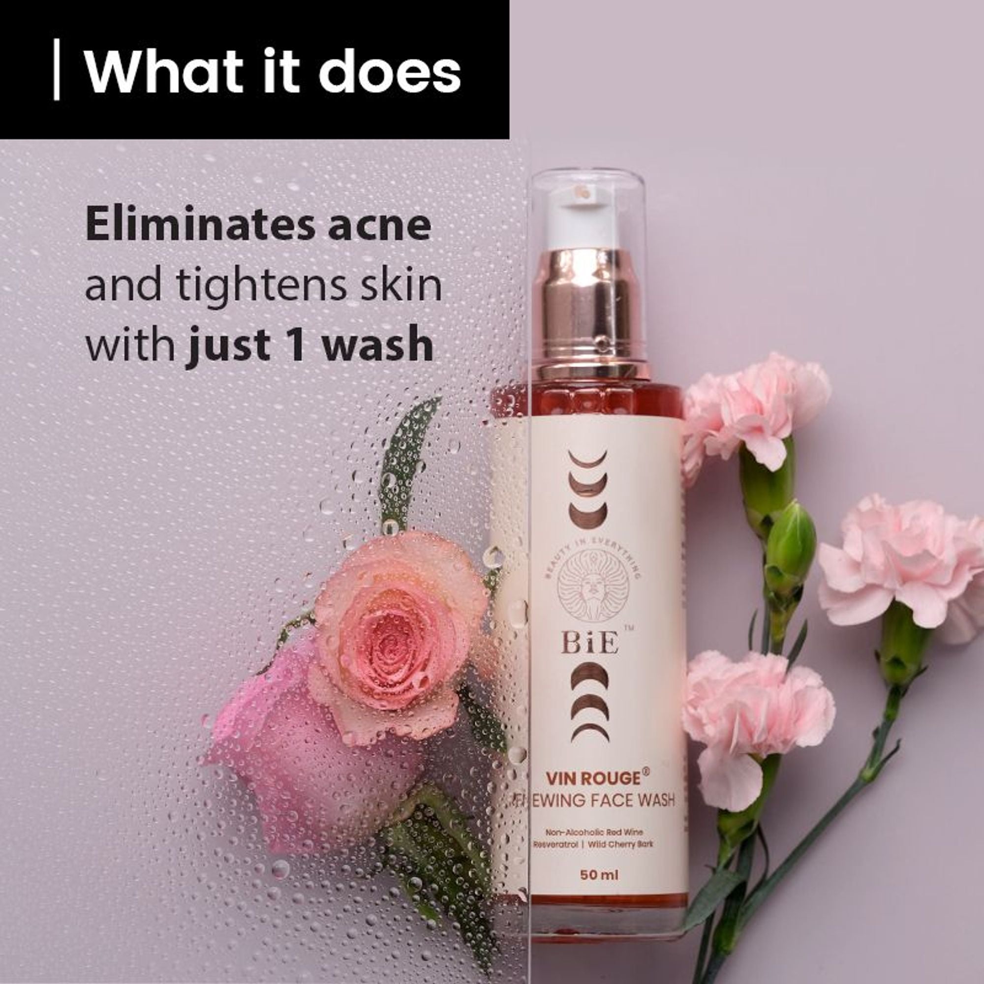BiE Vin Rouge- Renewing Face Wash - Distacart