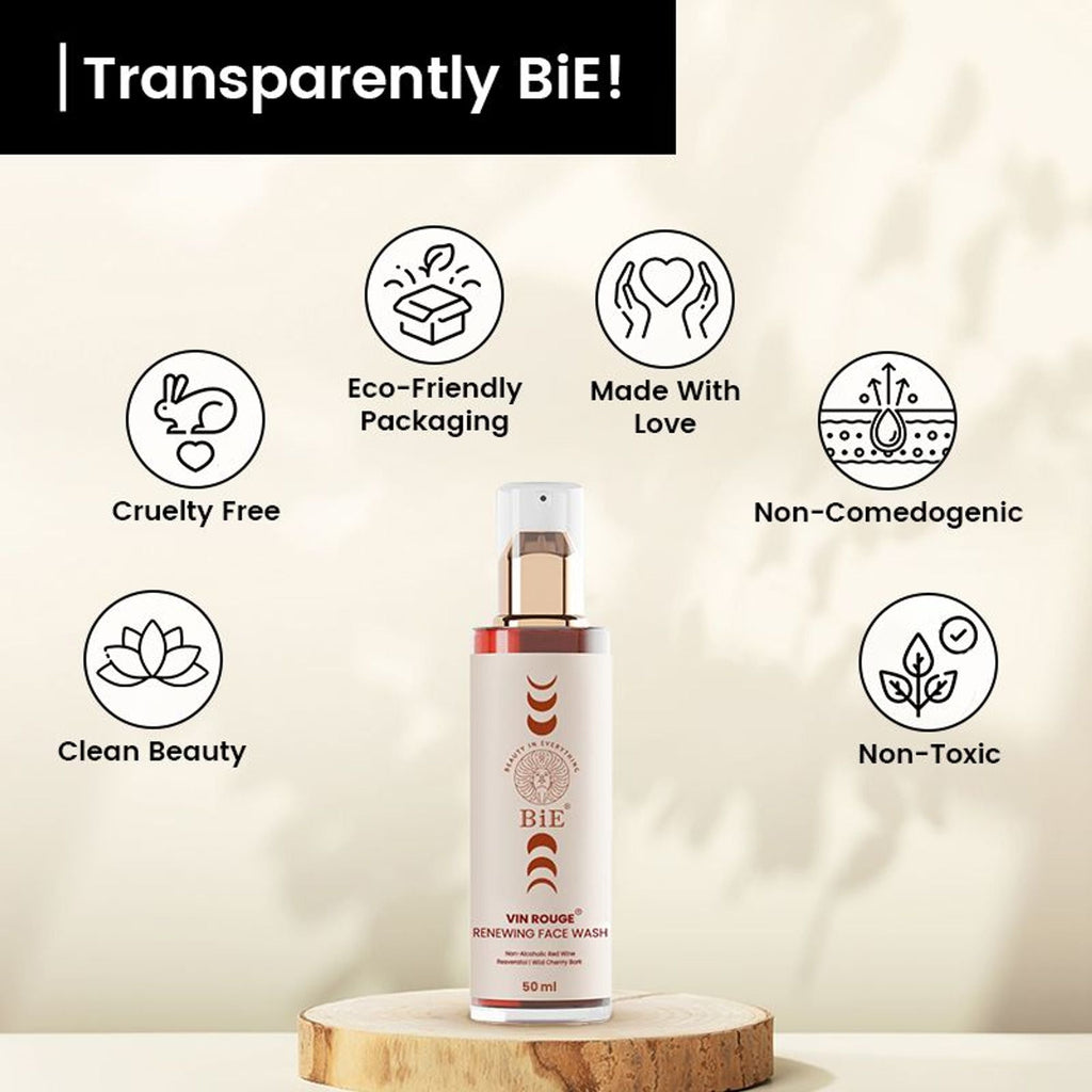 BiE Vin Rouge- Renewing Face Wash - Distacart