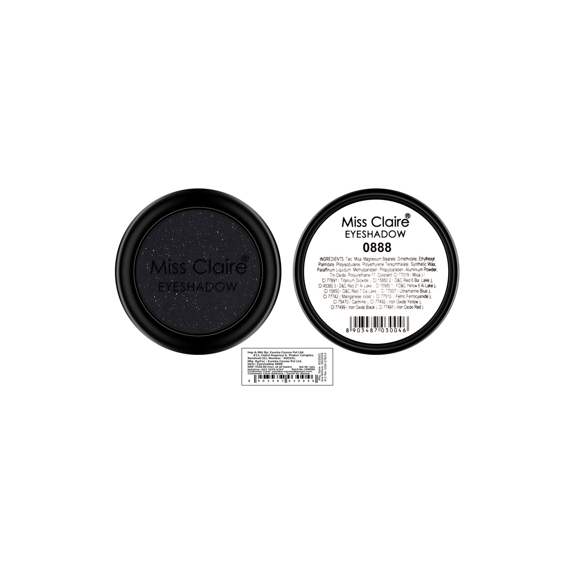 Miss Claire Single Eyeshadow - 888 - Distacart