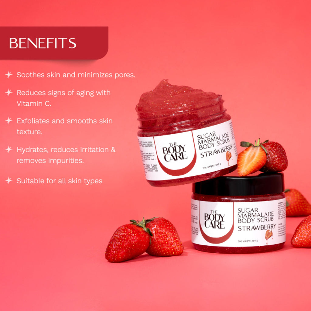 The Body Care Strawberry Marmalade Sugar Scrub