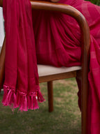 Tikhi Imli Striped Satin Ready to Wear Saree - Distacart