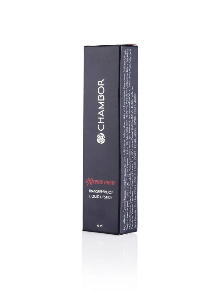 Chambor Fiery Red Extreme Wear Transferproof Liquid Lipstick