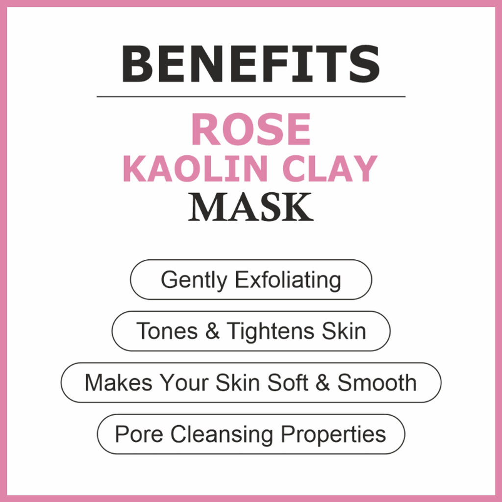 She Essentials Rose Kaolin Clay For Gentle Cleansing