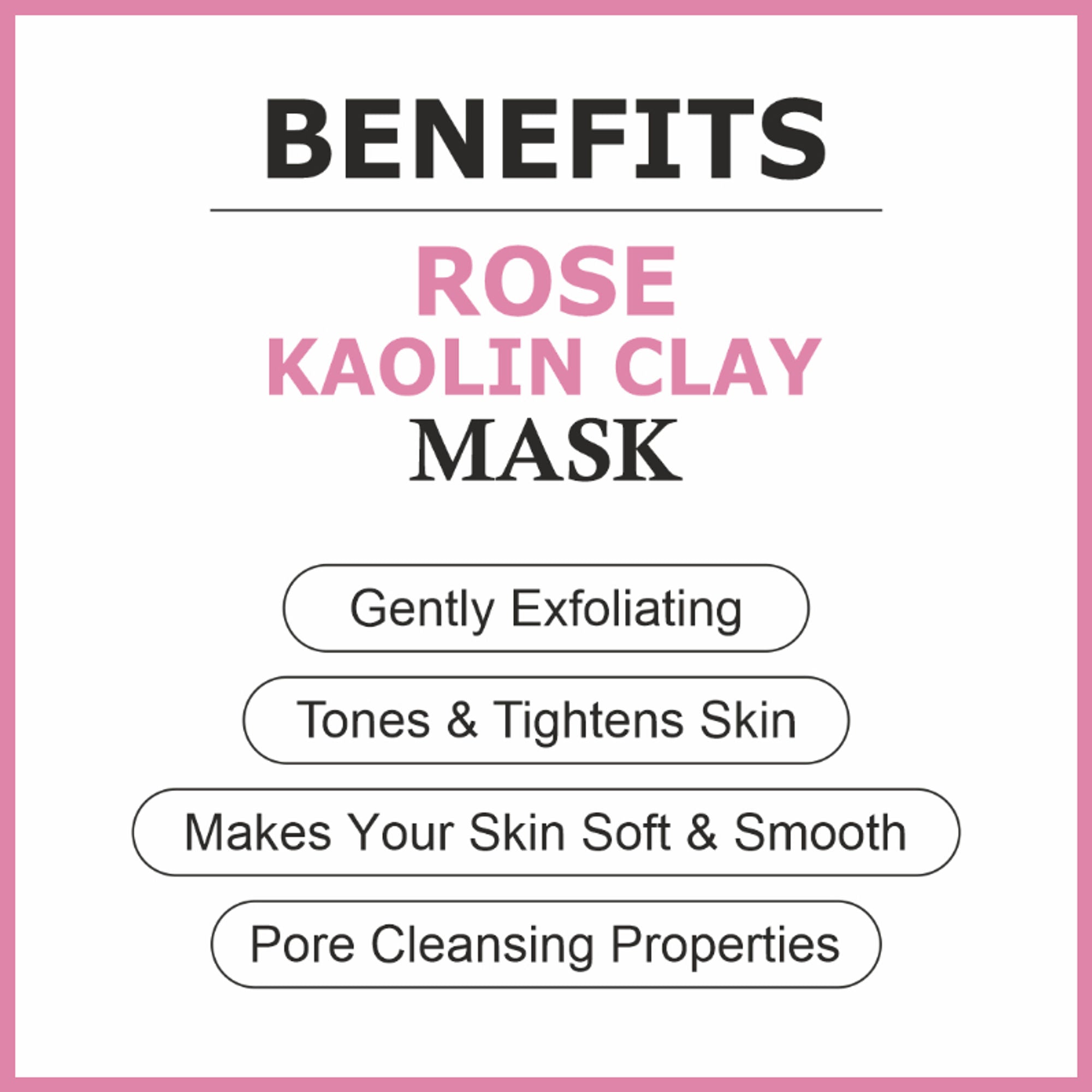 She Essentials Rose Kaolin Clay For Gentle Cleansing