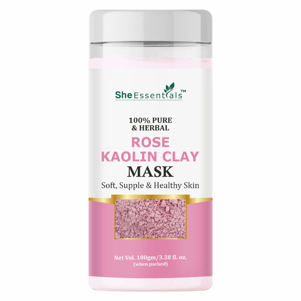 She Essentials Rose Kaolin Clay For Gentle Cleansing