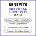 She Essentials Brazilian Purple Clay Mask For Brightening Skin