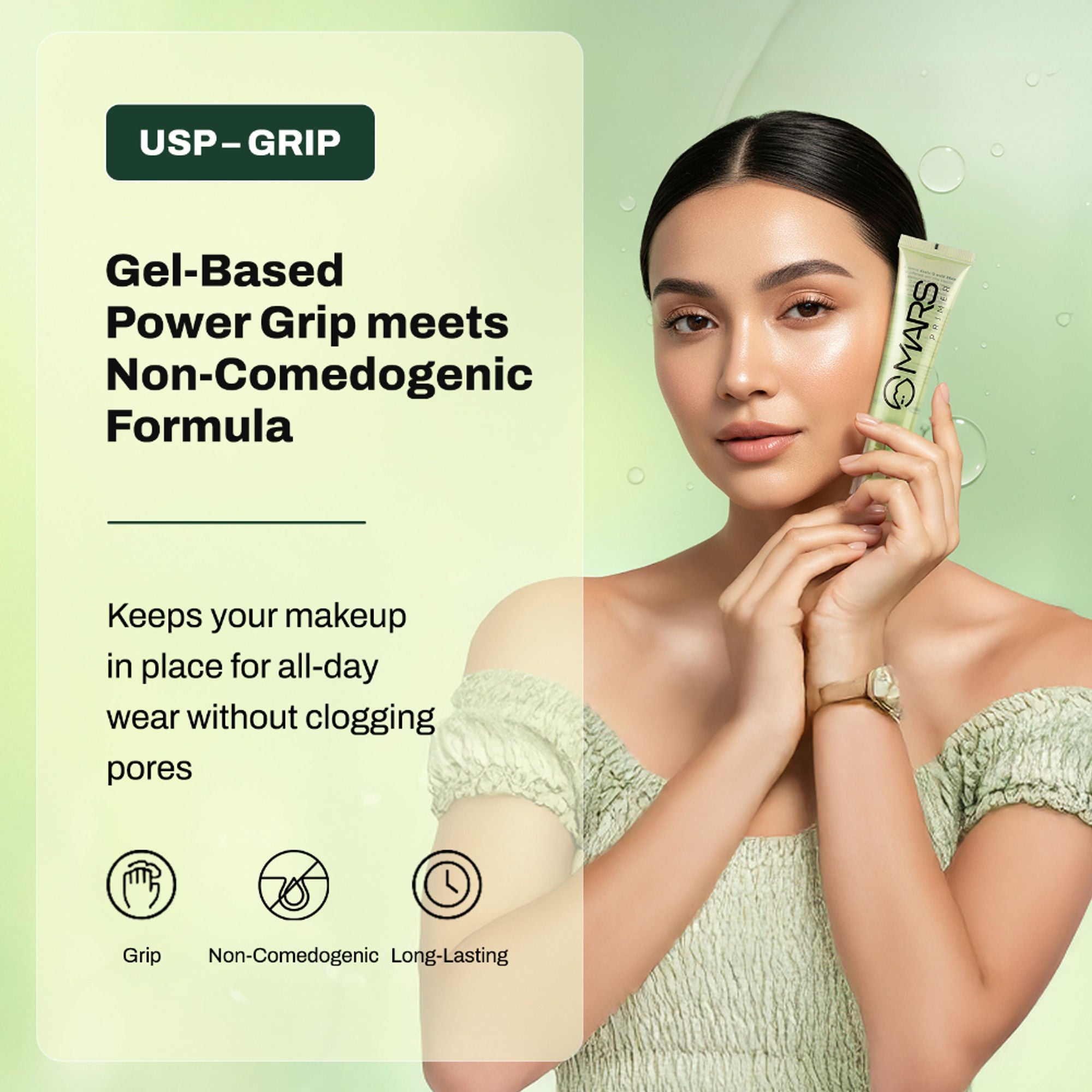 MARS Cosmetics Its Glow Clock Primer Griping Glow - Distacart