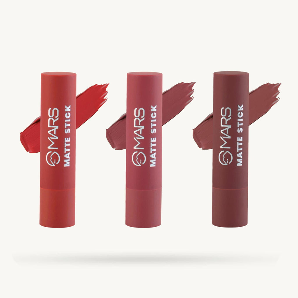 MARS Cosmetics Matte Lipsticks Box - 01 Reds and Maroons