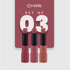 MARS Cosmetics Matte Lipsticks Box - 02 Peaches and Nudes