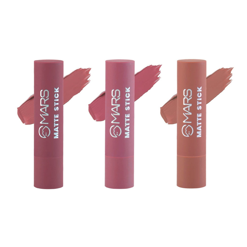 MARS Cosmetics Matte Lipsticks Box - 02 Peaches and Nudes