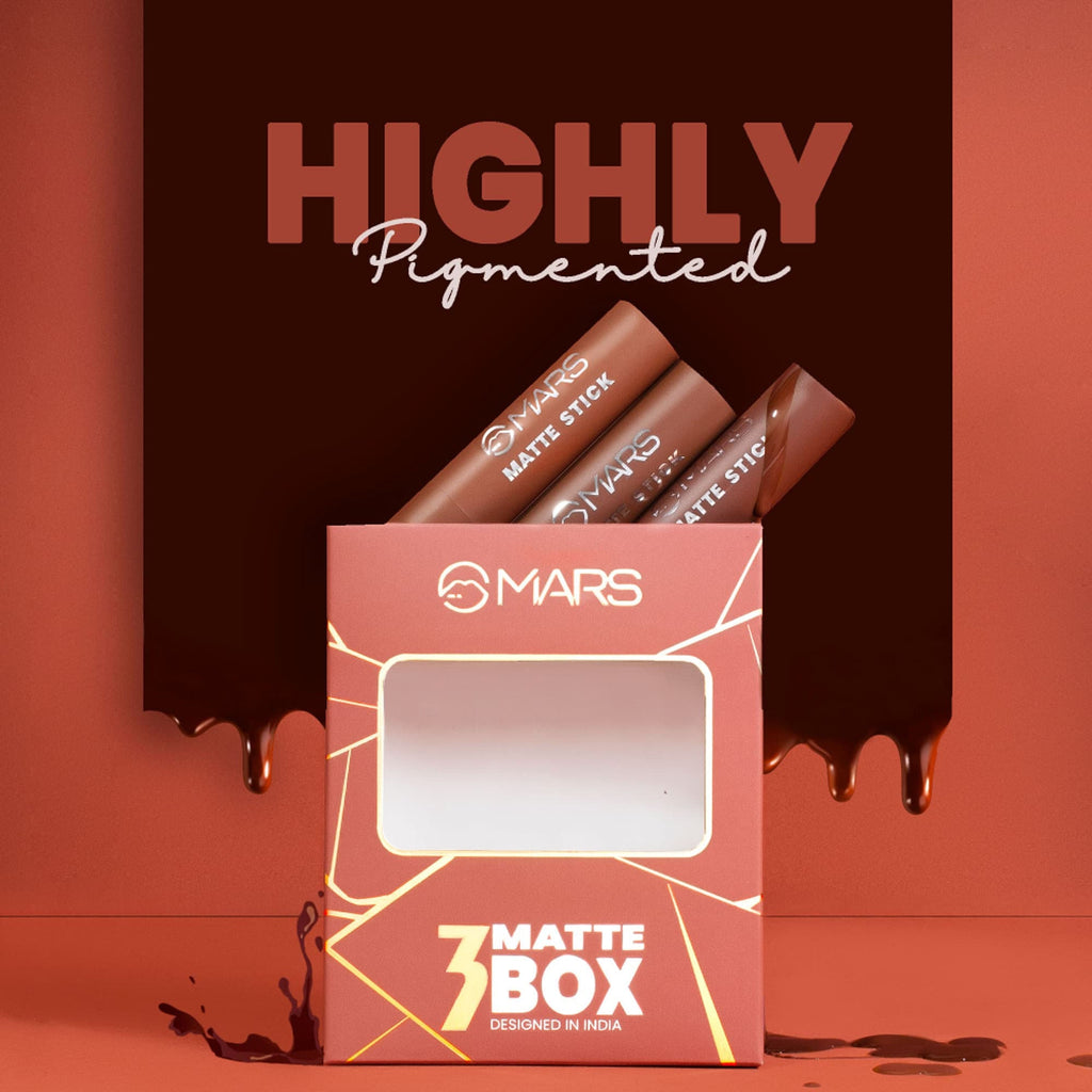 MARS Cosmetics Matte Lipsticks Box - 03 Plums