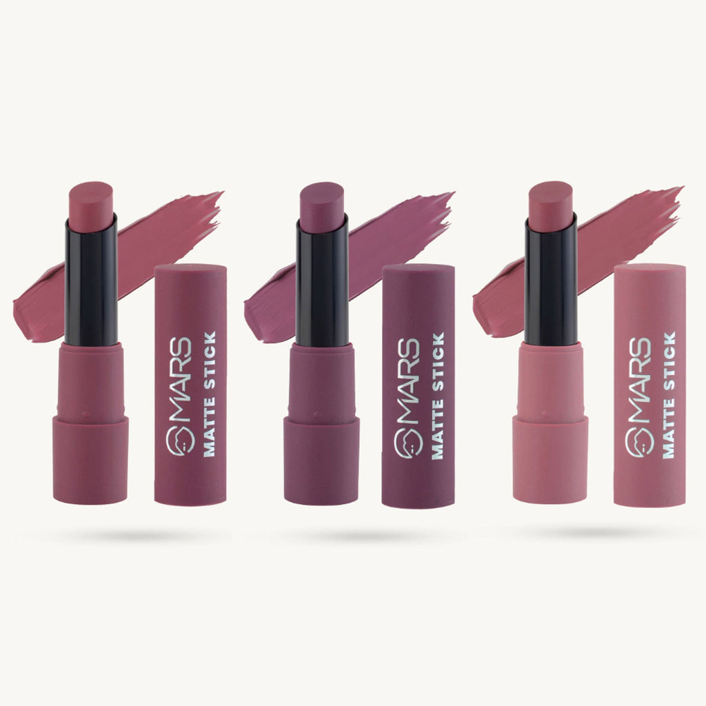 MARS Cosmetics Matte Lipsticks Box - 03 Plums