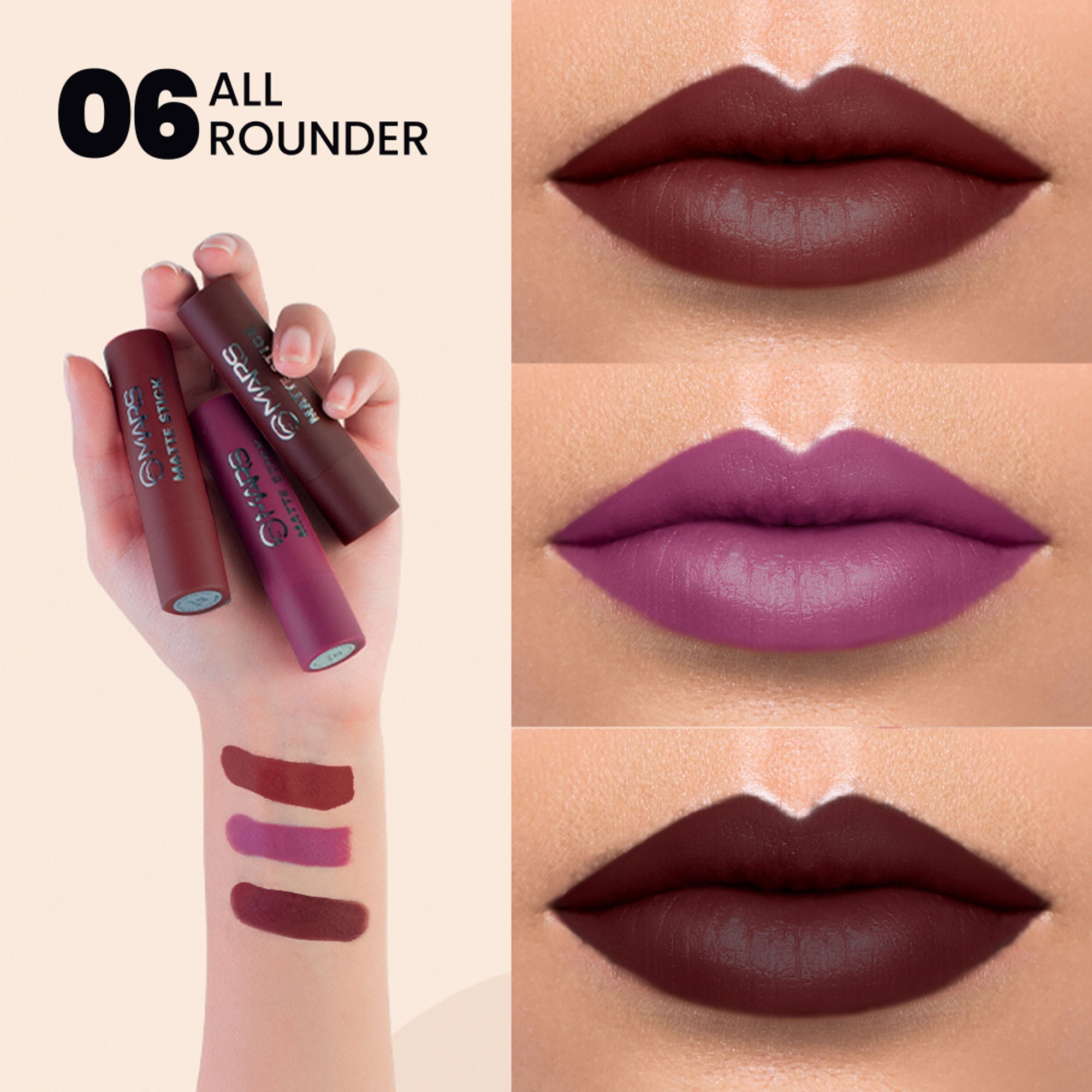 MARS Cosmetics Matte Lipsticks Box - All Rounder