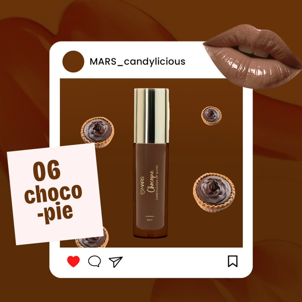 MARS Cosmetics Candylicious Colored Lip Gloss - Chocopie - Distacart