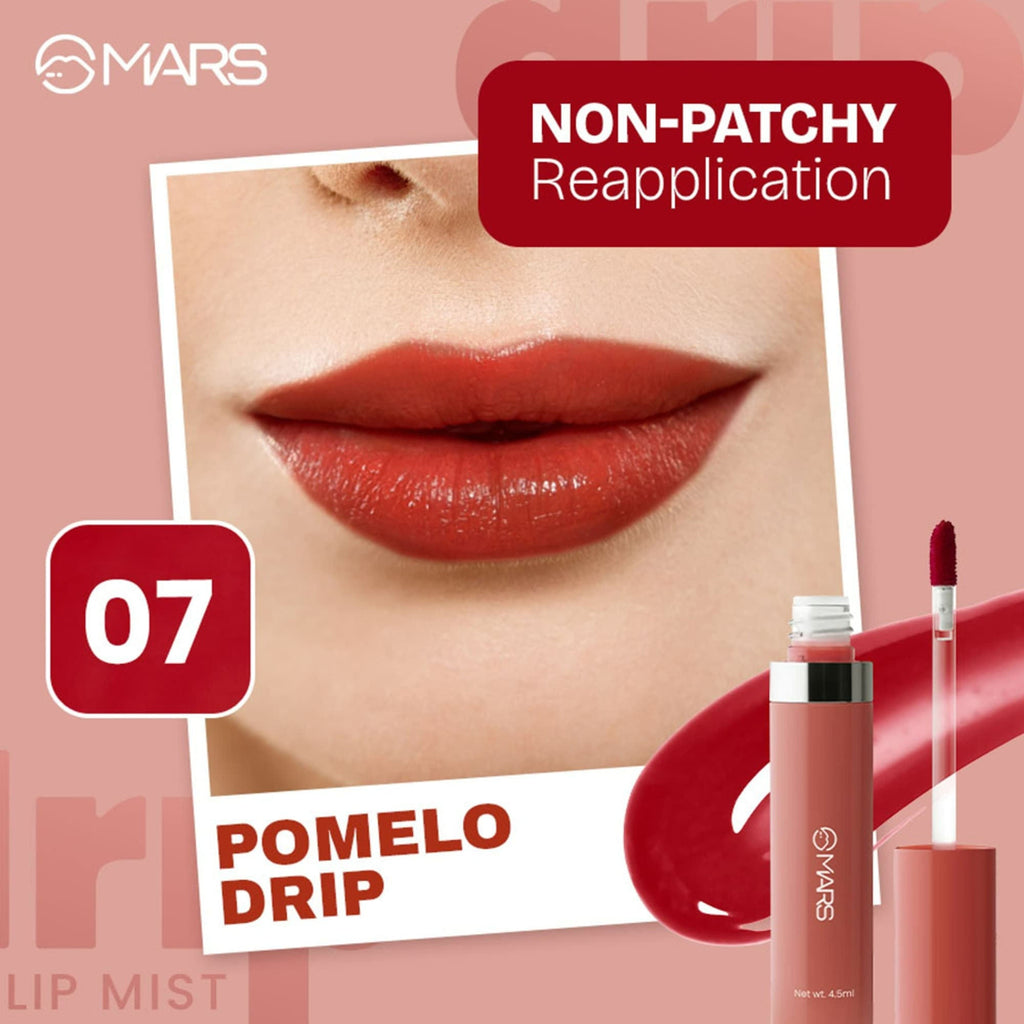 MARS Cosmetics Drip Lip Mist - 07 Pomelo Drip - Distacart
