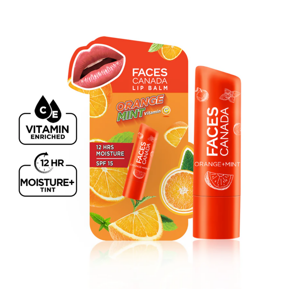 Faces Canada Vitamin C Lip Balm - Orange Mint - Distacart