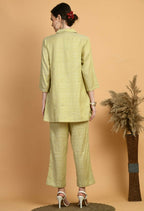 Joban Fashion L.Green Cotton Kurta Set