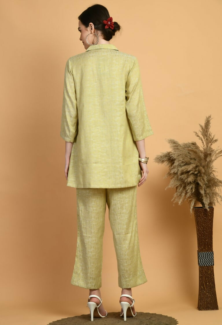 Joban Fashion L.Green Cotton Kurta Set