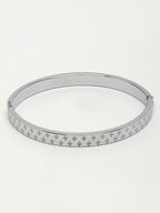 NVR Men's Silver-Plated Stainless Steel Kada Bracelet - Distacart