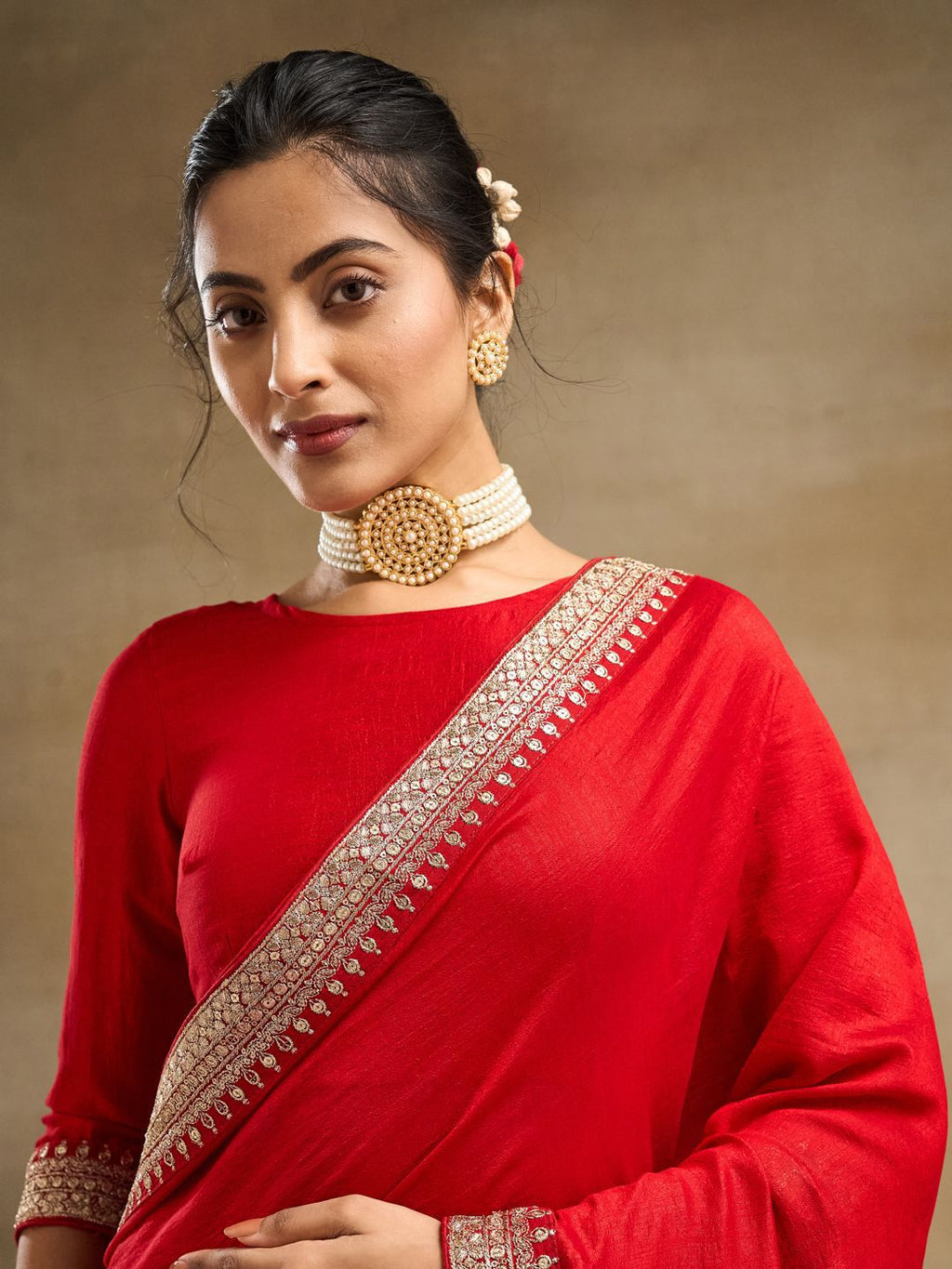 kasee Solid Embroidered Pure Silk Saree - Distacart