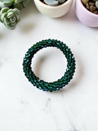 Inhanns Unisex Crystal Bloom – Adjustable Crystal Bead Bracelets - Green - Distacart
