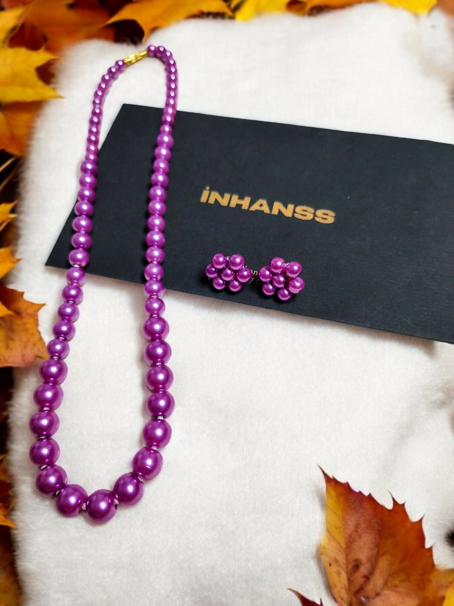 Inhanns Spectrum Everyday Pearl Sets - Single Strand - Mauve