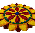 Kundan HandiKrafts Flower Mat Design 1