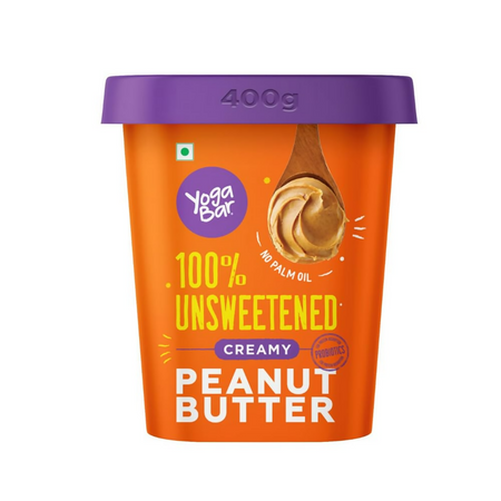Yoga Bar 100% Pure Peanut Butter Creamy & Yummy Unsweetened