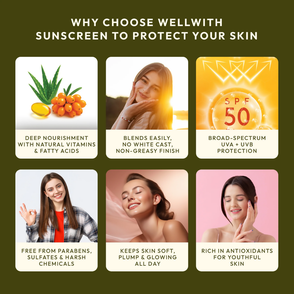 Wellwith Whipped Sunscreen Lotion SPF 50