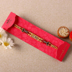 Dainty Kundan Rakhi And Dairy Milk Silk Chocolates - Distacart