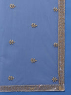House of Panchhi Rust Net Gotapatti Work Lehenga & Blouse with Dupatta
