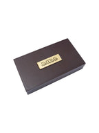 Golden Peacock Brown & Gold-Toned 24 Ct Gold Foil Makka Madina Dua Box
