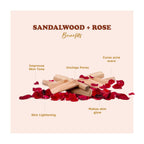Kimayra Organic Sandalwood + Rose Face Pack Powder To Remove Dark Circles
