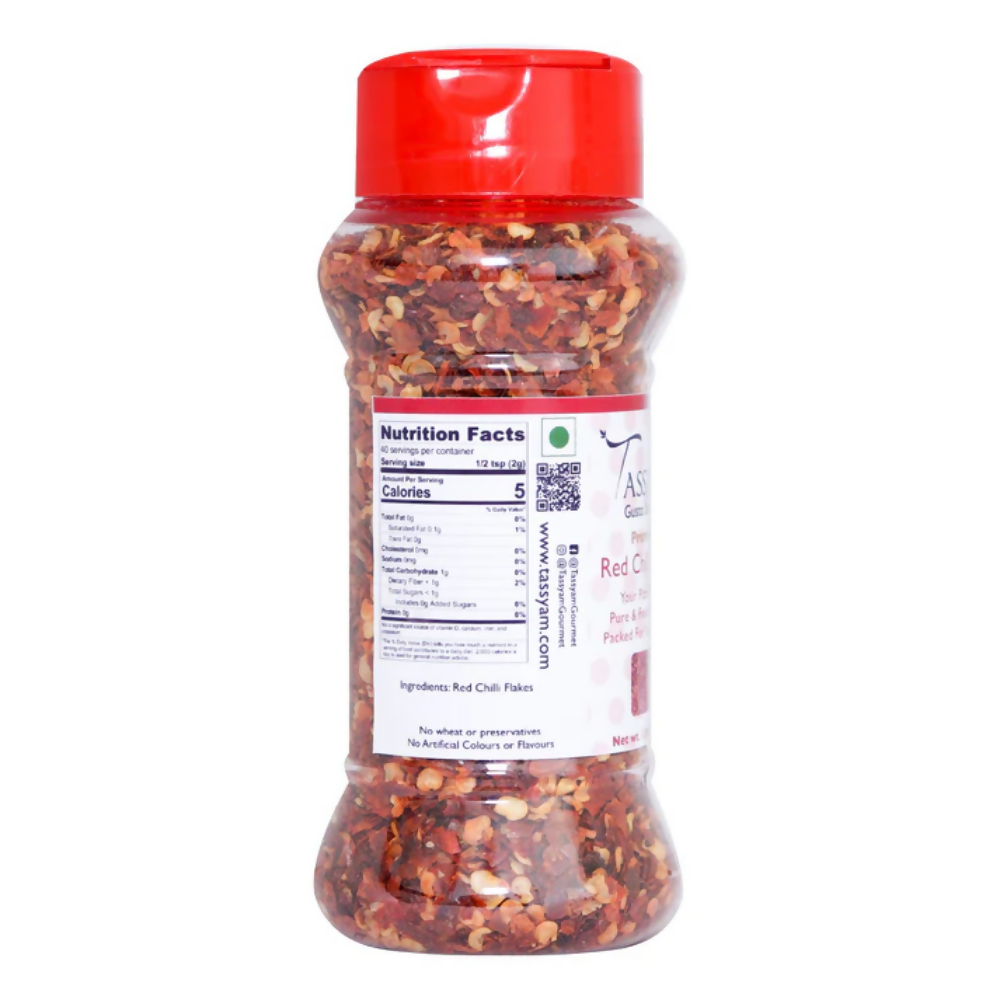 Tassyam Organics Red Chili Flakes