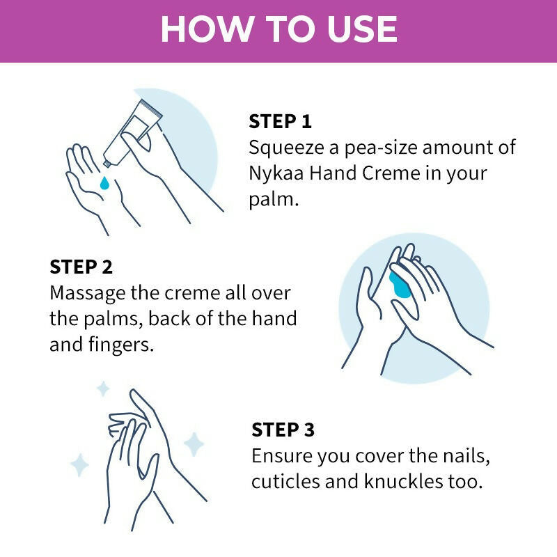 Nykaa Rose & White Musk Hand & Nail Creme - Distacart