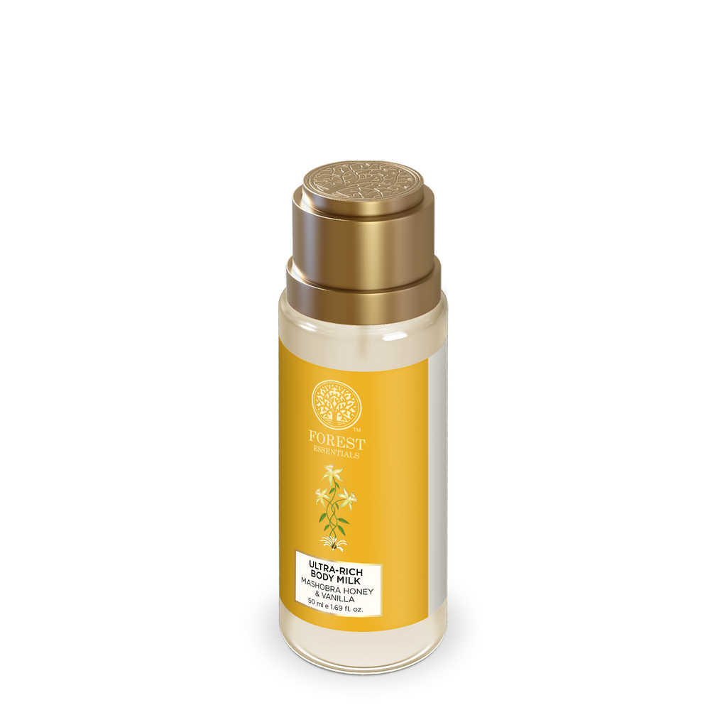 Forest Essentials Ultra Rich Body Milk Mashobra Honey & Vanilla Body Lotion