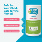 Earthbaby Ubtan Sunni Pindi Soap-Free 100% Natural Baby Bath Powder
