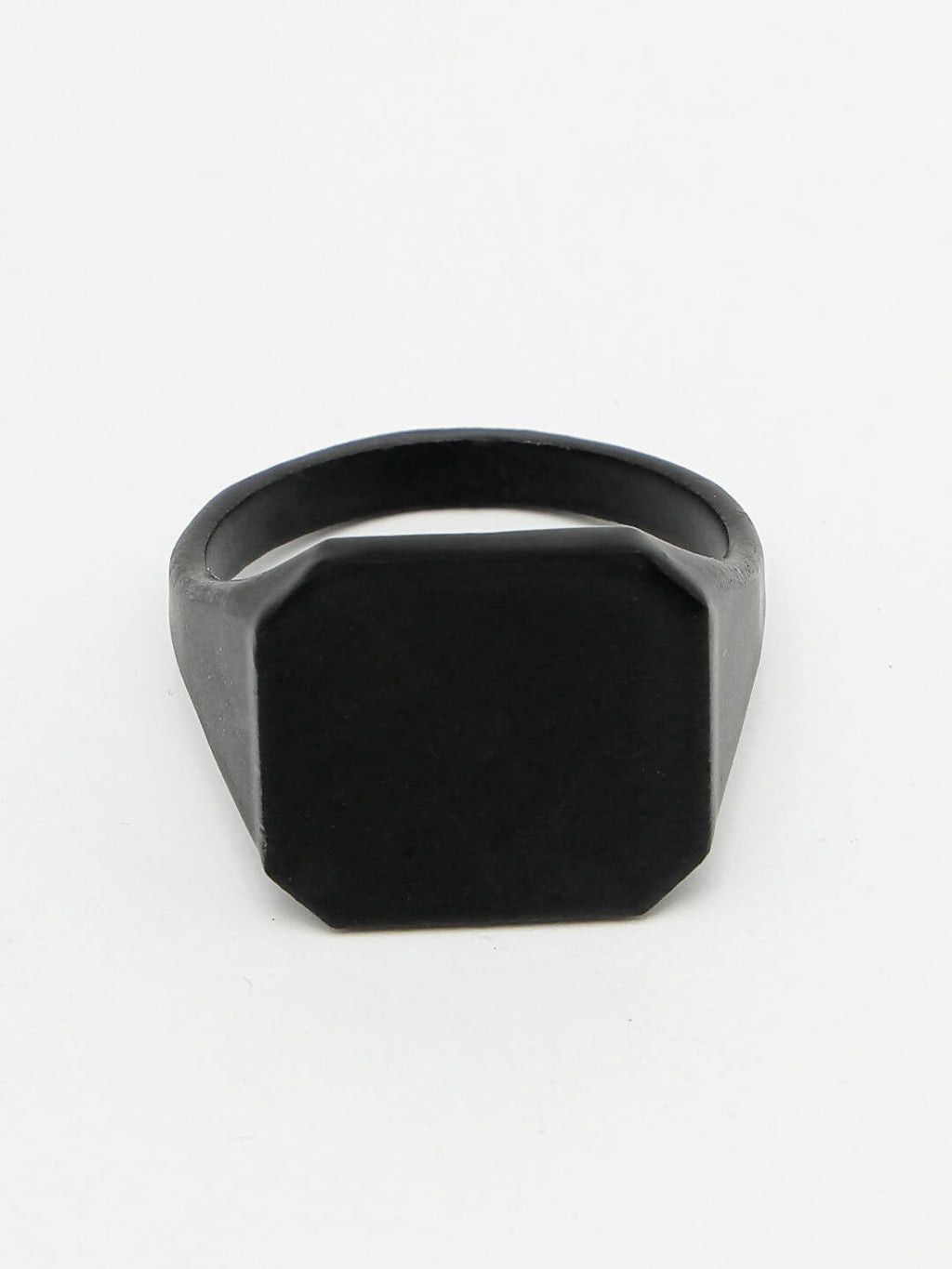 NVR Men's Black Metal Ring - Distacart