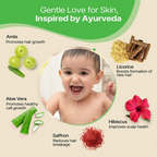 Herby Angel Baby Shampoo - Gentle Baby Hair Care & Cleanser