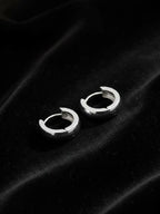 NVR Men's Set of 3 Multicolour Hoop Earrings - Distacart