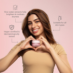 The Face Shop Rice Water Cream with Niacinamide & HA, Brightens Skin