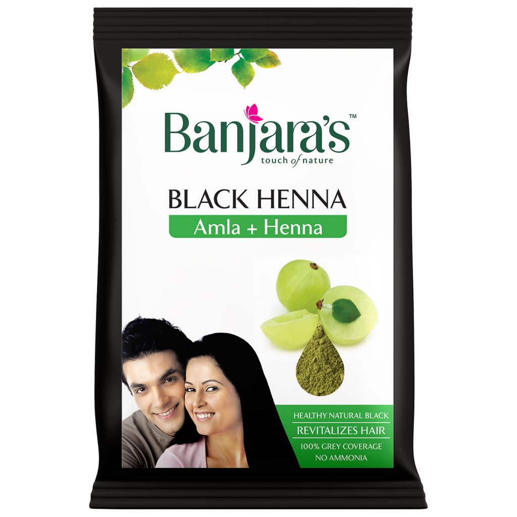 Banjara's Black Henna with Amla - Distacart