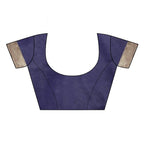 Vamika Banarasi Jacquard Weaving Navy Blue Blouse