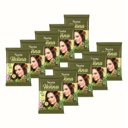 Neeta Pure Henna Soft & Shiny Natural Brown Hair Color