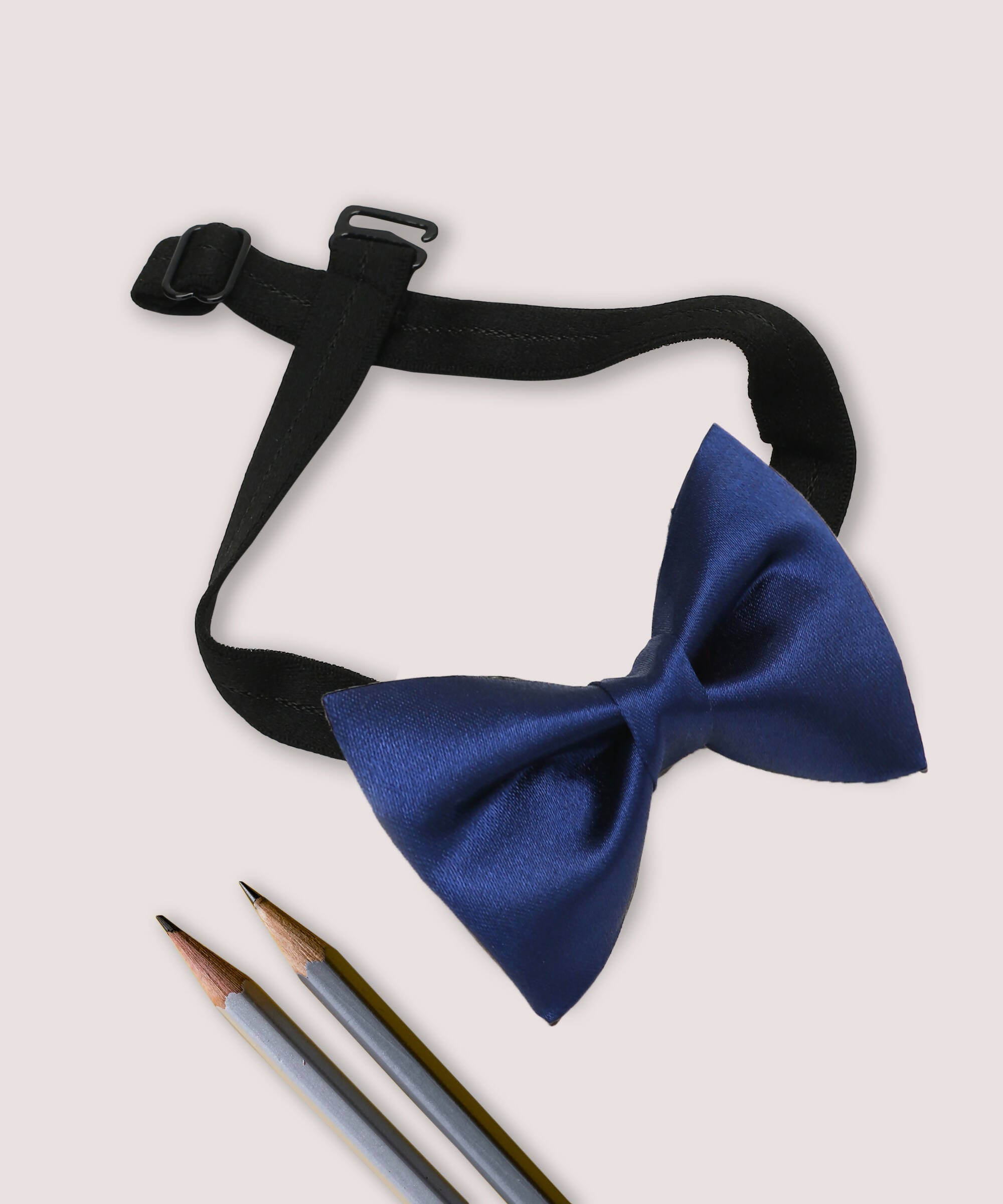 Manet Boys Solid Single Layer Bow - Blue