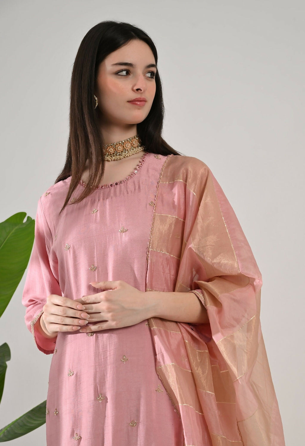 Joban Fashion Onion Premium Pure Viscose Print Dola With Handwork Kurta Set