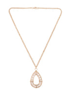 NVR Women Gold-Polished Oxidised Bohemian Necklace