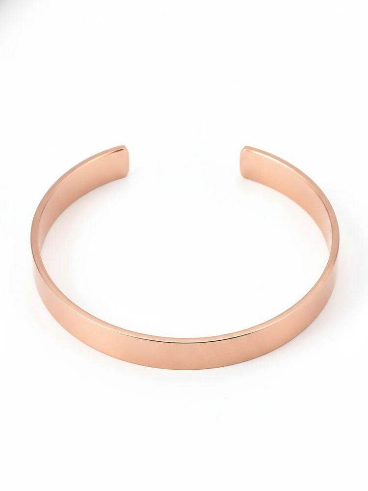 NVR Men's Rose Gold Kada Bracelet - Distacart