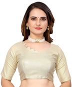 Vamika Ethnic Fire Green Jari Work Chiffon Saree - Distacart